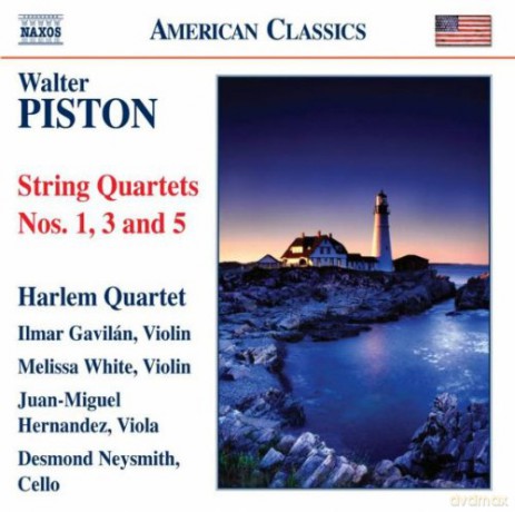 Harlem Quartet: Walter Piston: String Quartets Nos. 1. 3 And 5 [CD]