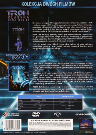Tron (1982) / Tron: Dziedzictwo (Zestaw Kolekcjonerski) [BOX] [2DVD]