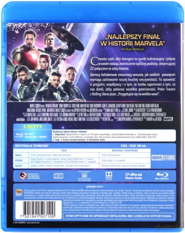 Avengers Kompletna Kolekcja Pakiet 1-4 (Disney) [5xBlu-Ray]