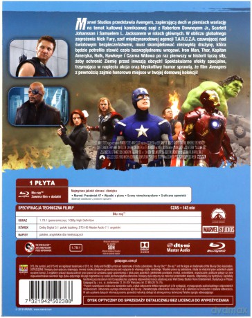 Avengers Kompletna Kolekcja Pakiet 1-4 (Disney) [5xBlu-Ray]