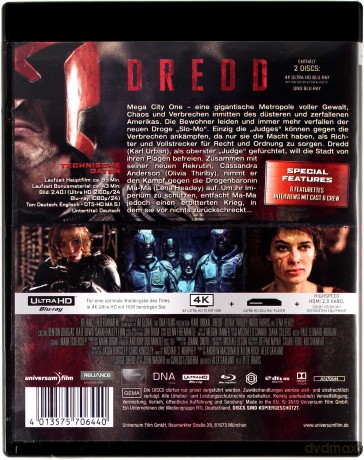Dredd [Blu-Ray 4K]+[Blu-Ray]