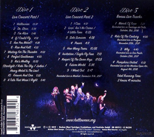 Helloween: United Alive (digipack) [3CD]