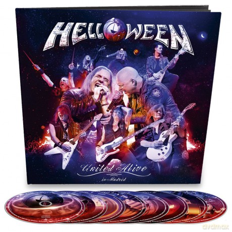 Helloween: United Alive (earbook) [2xBlu-Ray]+[3DVD]+[3CD]