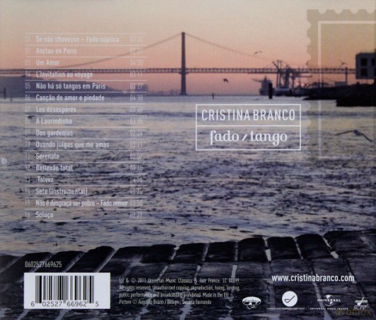 Cristina Branco: Fado Tango [CD]