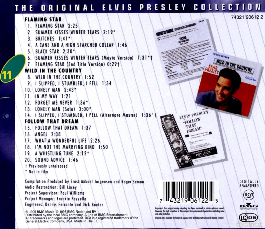 Elvis Presley: Flaming Star - Wild In The Country - Fol [CD]