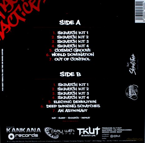 Dj T-Kut: Scratch Practice (Limited Edition Clear) [Winyl]