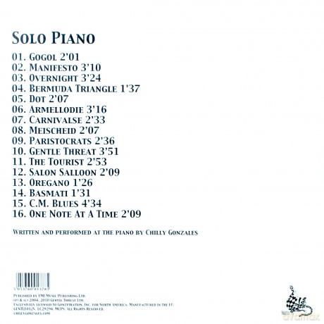 Chilly Gonzales: Solo Piano [Winyl]