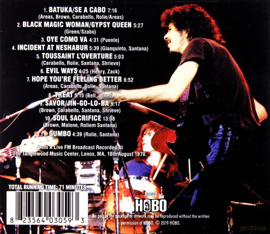 Santana: Tanglewood 1970 [CD]