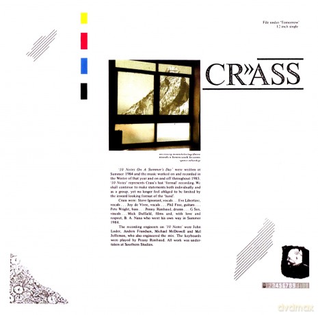 Crass: Ten Notes On A Summers Day [CD]