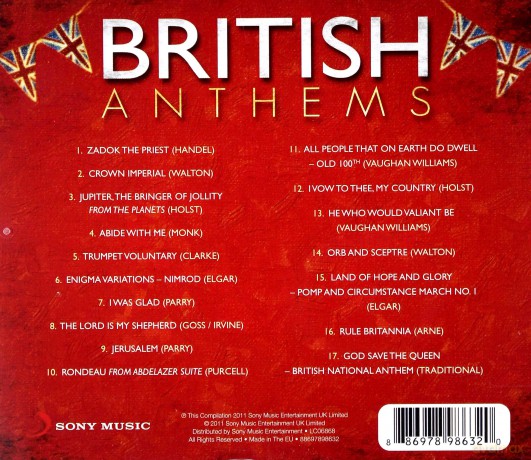 British Anthems [CD]