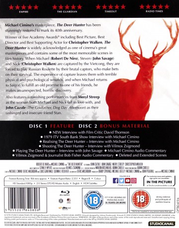 The Deer Hunter 40th Anniversary Edition (Łowca Jeleni) [2xBlu-Ray]