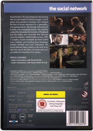 The Social Network [DVD]