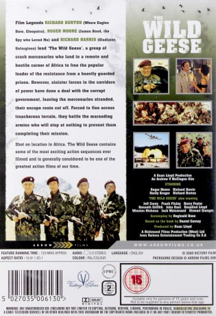 The Wild Geese (Dzikie gęsi) [DVD]