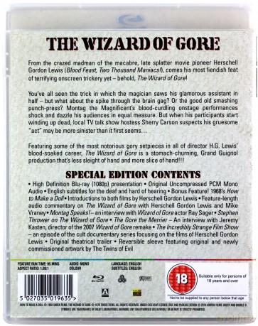 The Wizard Of Gore [Blu-Ray]