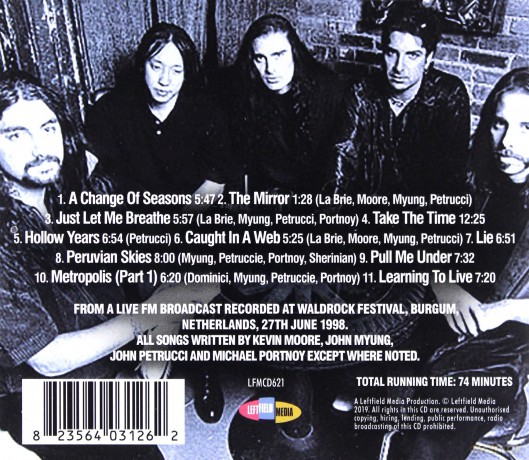 Dream Theater: Time To Ring Some Changes [CD]