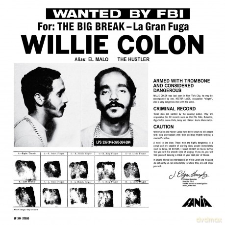 Willie Colon: Wanted By The Fbi/The Big Break (La Gran Fuga) [Winyl]