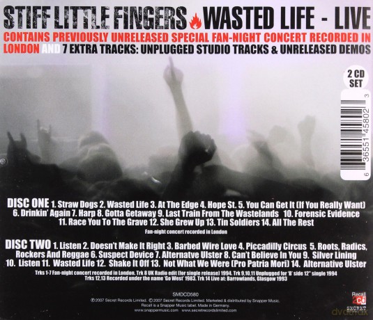 Stiff Little Fingers: Wasted Life [2CD]