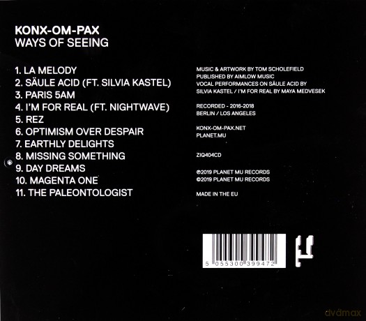 Konx-Om-Pax: Ways Of Seeing [CD]