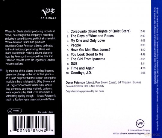 Oscar Peterson Trio: We Get Requests [CD]