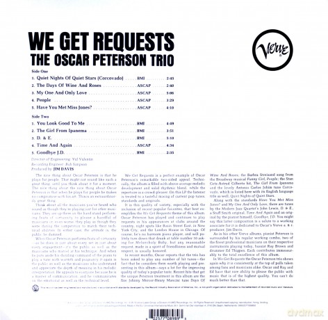 Oscar Peterson Trio: We Get Requests [Winyl]