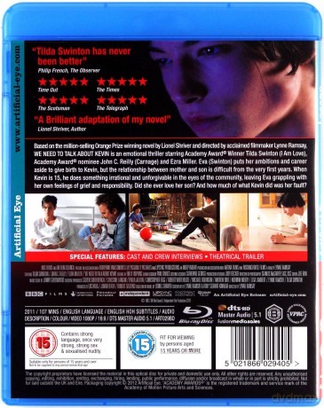 We Need To Talk About Kevin (Musimy porozmawiac o Kevinie) [Blu-Ray]