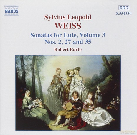 Robert Barto: Weisslute Sonatas Vol 3 [CD]