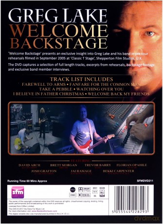 Greg Lake: Welcome Backstage [DVD]