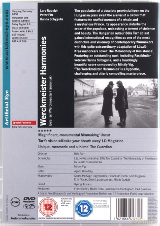 Werckmeister Harmonies B la Tarr [DVD]