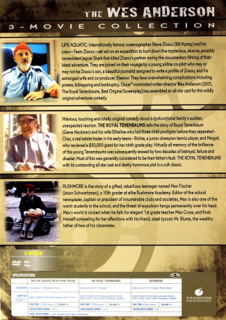 Wes Anderson Triplepack [3DVD]