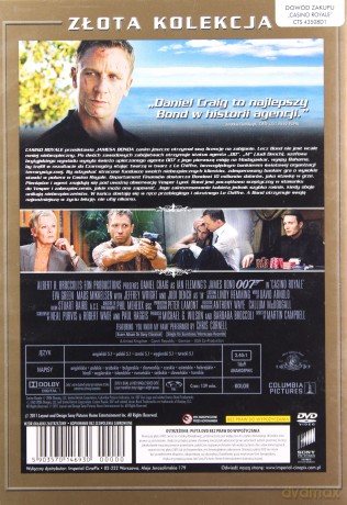 007 James Bond Casino Royale (2006) (złota kolekcja) [DVD]