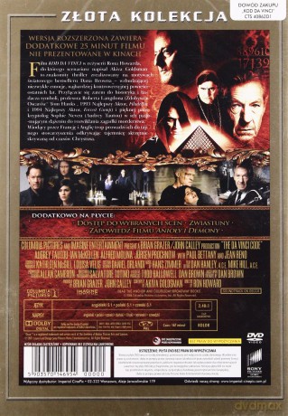 Kod Leonarda Da Vinci (złota kolekcja) [DVD]
