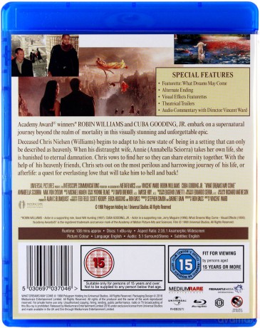 What Dreams May Come (Między piekłem a niebem) [Blu-Ray]