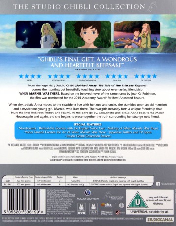When Marnie Was There (Przyjaciółka ze snów) [Blu-Ray]+[DVD]