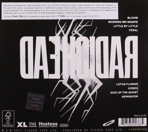 Radiohead: The King Of Limbs (ecopack) [CD]