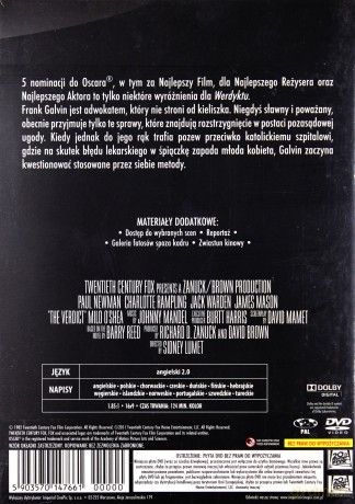 Werdykt (Legendy Hollywood) [DVD]