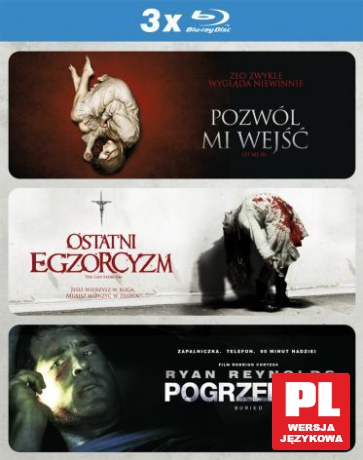 Pozwól mi wejść (2010) + Pogrzebany + Ostatni egzorcyzm BOX [3Blu-Ray]