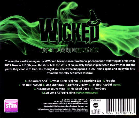 West End Chorus: Wicked (Music From The Show) [CD]