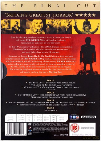 Wicker Man: The Final Cut [4DVD]