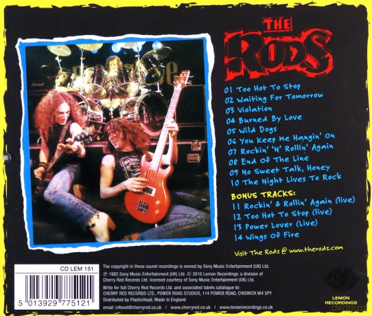 Rods: Wild Dogs [CD]