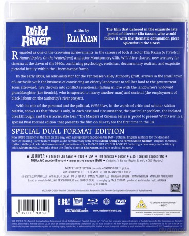 Wild River (Dzika rzeka) [Blu-Ray]+[DVD]