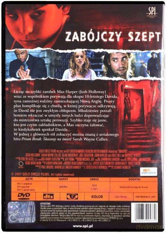 Zabójczy szept [DVD]