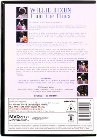 Willie Dixon: Willie Dixon - I Am The Blues [DVD]