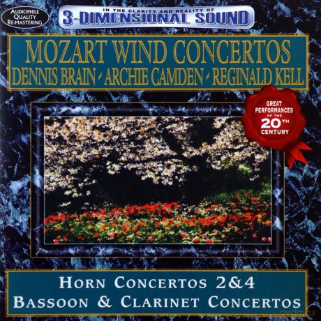 Mozart: Wind Concertos: Dennis Brain. Archie Camden. Reginald Kell [CD]