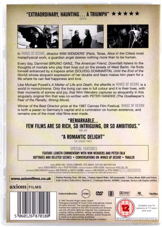 Wings Of Desire [DVD]