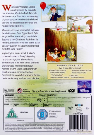 Winnie The Pooh Movie (Kubuś i Przyjaciele) (Disney) [DVD]