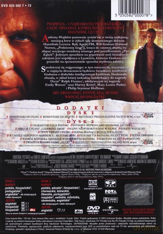 Czerwony Smok (Red dragon) [2DVD]
