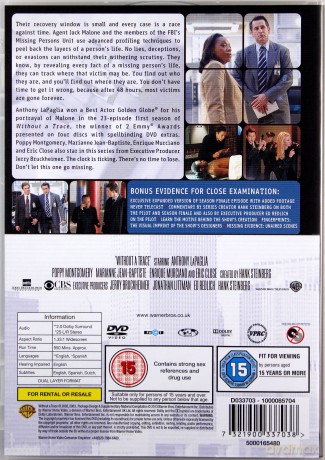 Without A Trace The Complete Season 1 [8DVD]