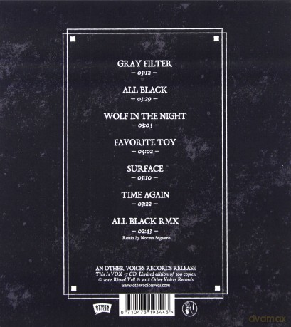 Ritual Veil: Wolf In The Night [CD]
