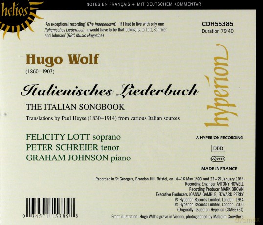 Lottschreierjohnson: Wolfitalienisches Liederbuch [CD]