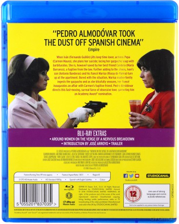 Women On The Verge Of A Nervous Breakdown (Kobiety na skraju załamania nerwowego) [Blu-Ray]